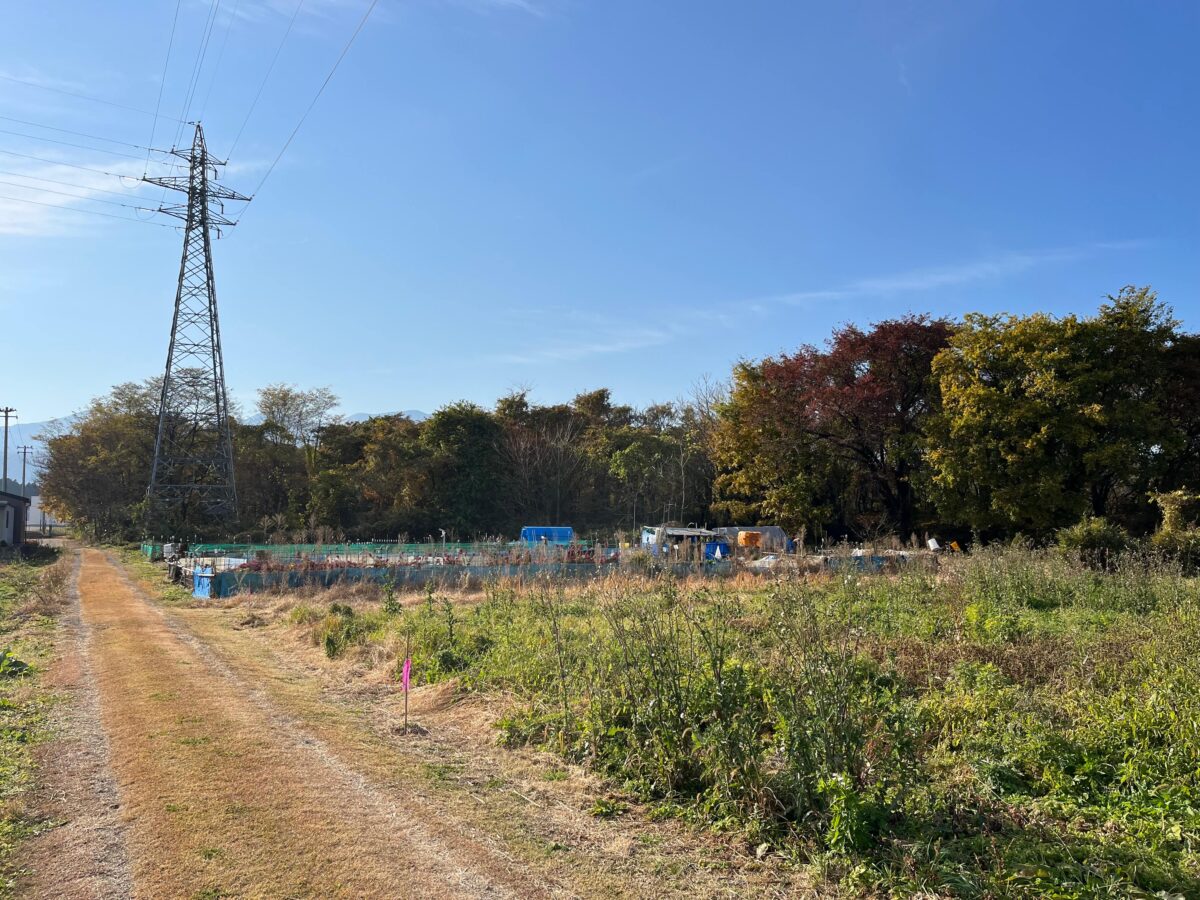 福島市西部で進むメガソーラー計画の余波「開閉所の整備予定地」