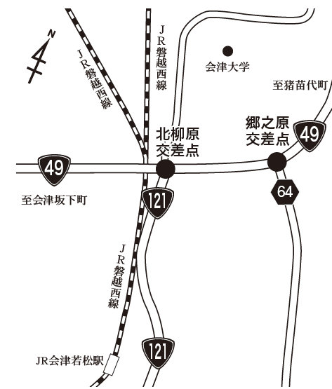 【会津若松市】交通事故地図