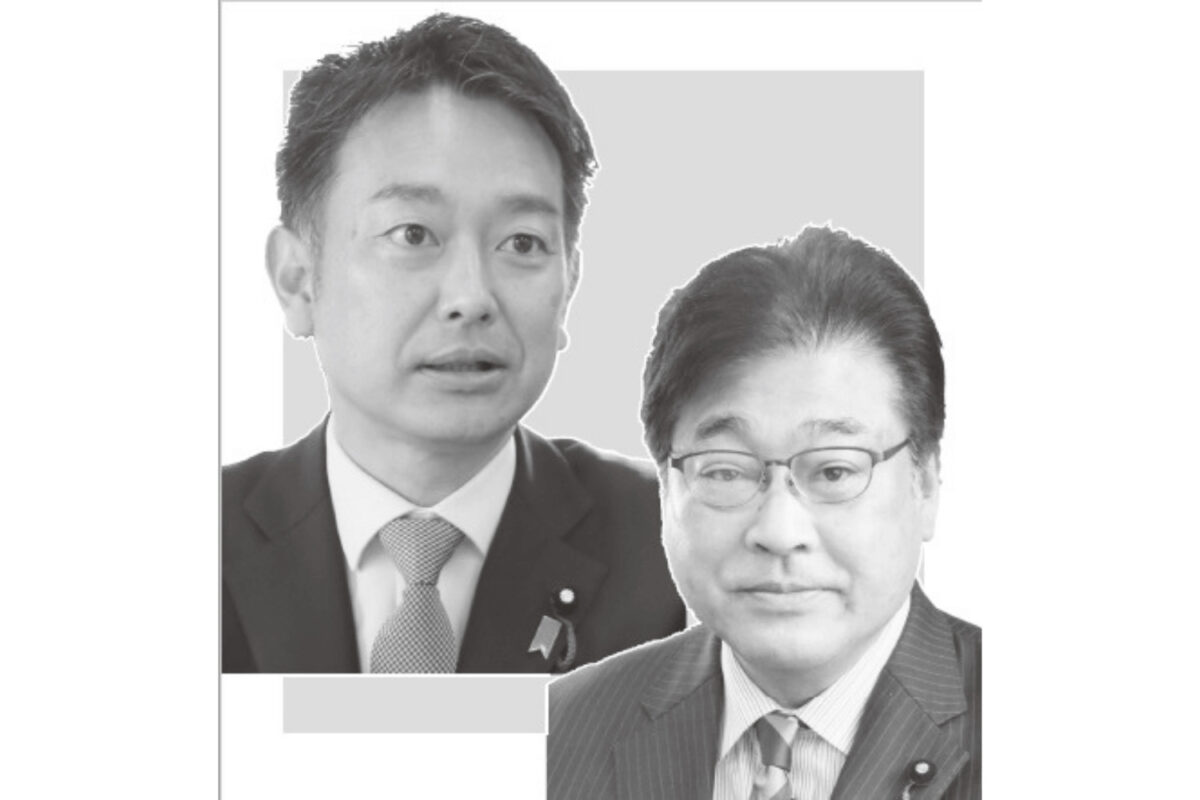 上杉謙太郎氏と菅家一郎氏