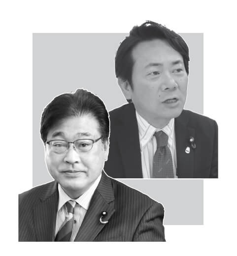 小熊氏（上）と菅家氏