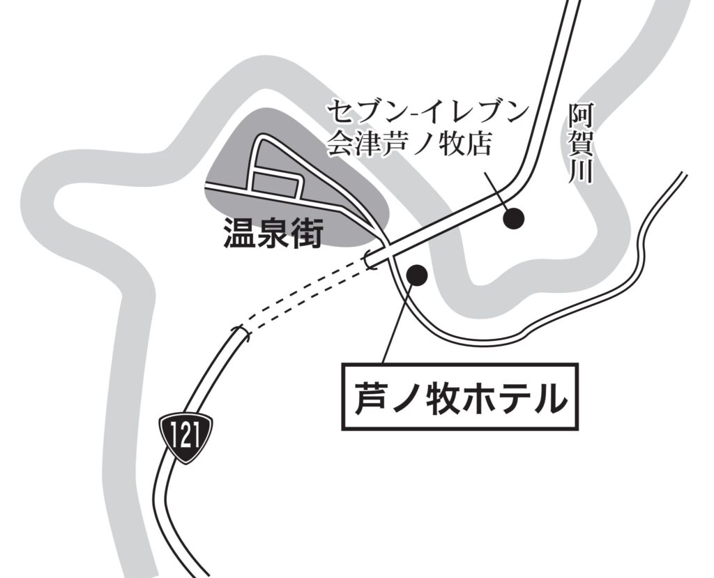 芦ノ牧ホテル地図