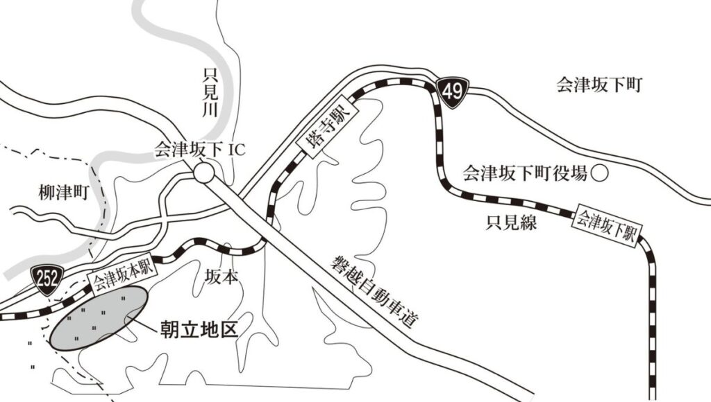 【会津坂下町】農村交付金着服事件を追う【最終章】地図