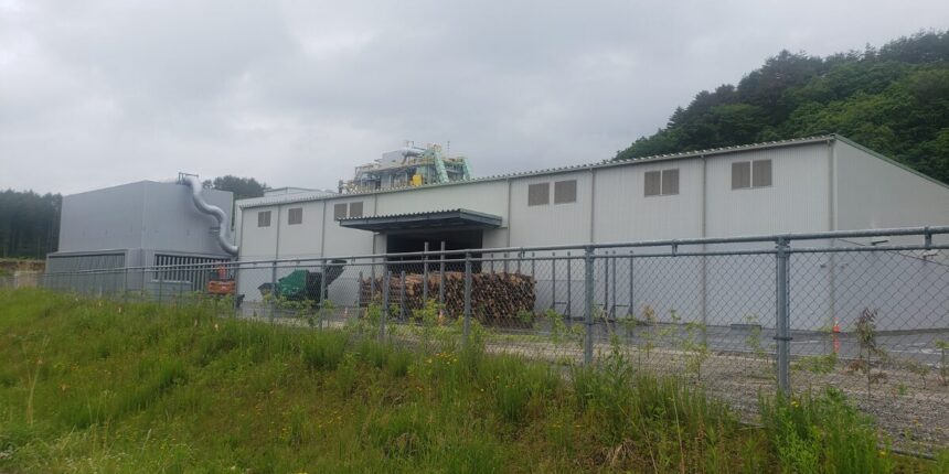 【飯舘村蕨平】バイオマス発電所で火災