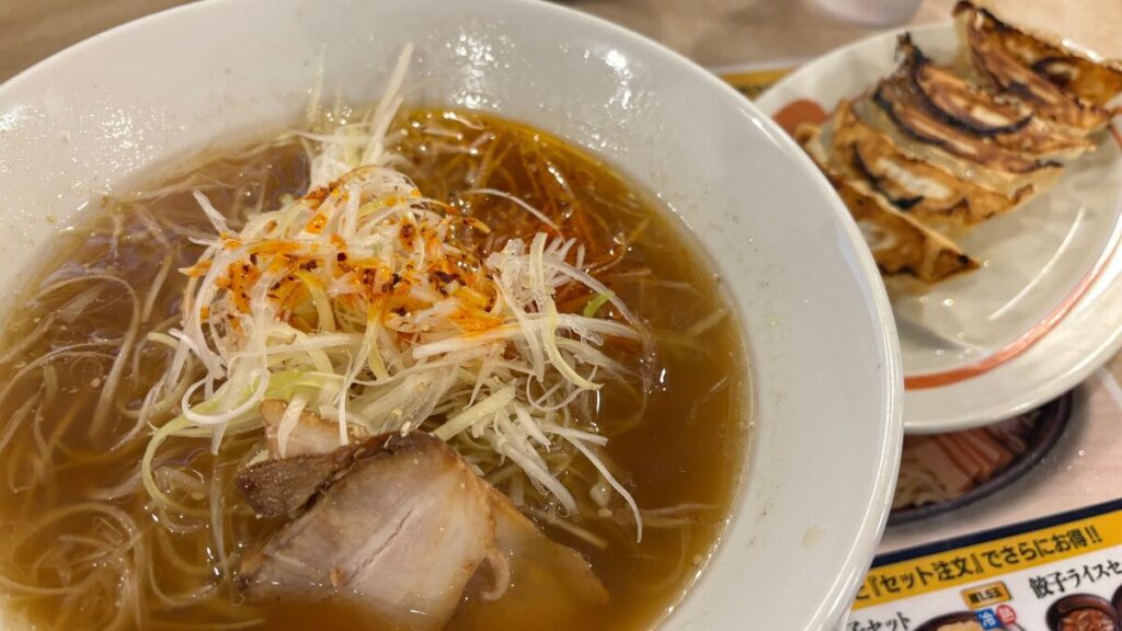 幸楽苑のねぎらーめん