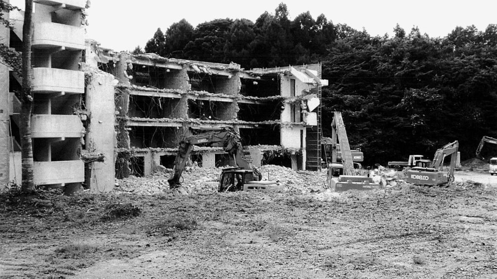 粉塵トラブルが起きた解体現場