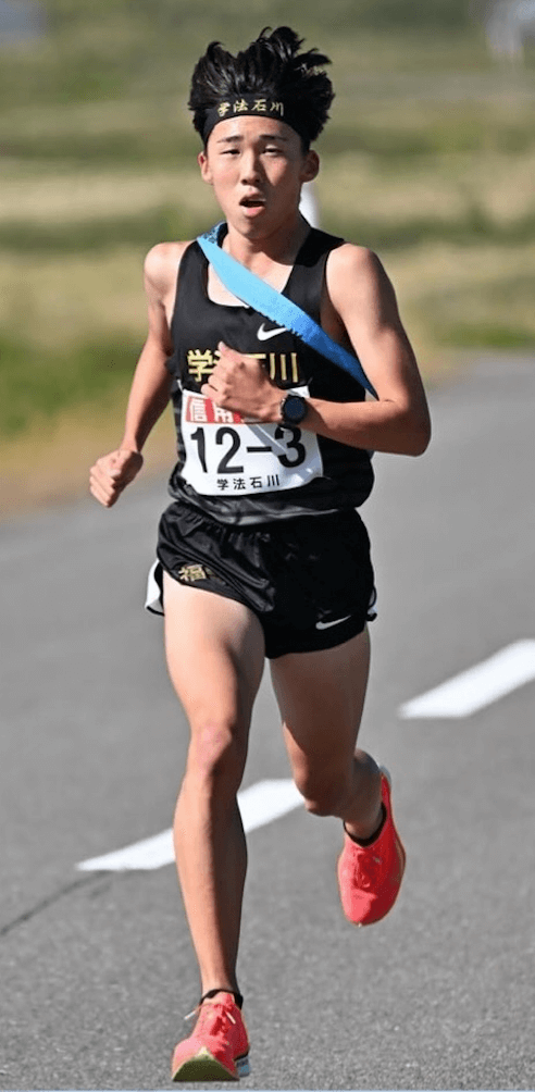 栗村選手（学法石川陸上部インスタグラムより）