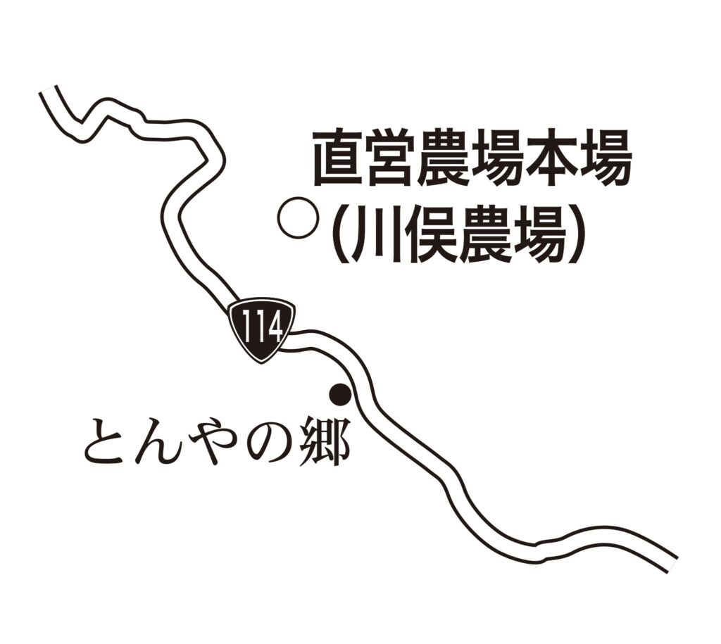 川俣農場　地図