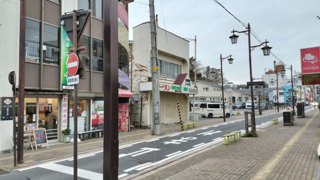 再開発が進む、いわき・湯本駅前