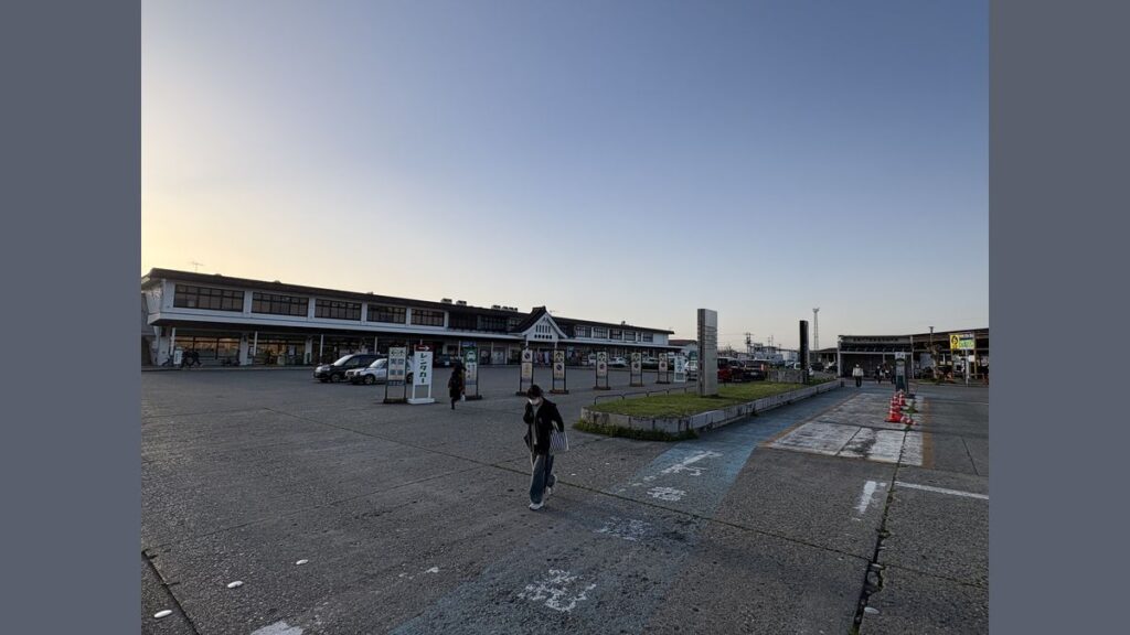整備が検討される会津若松駅前