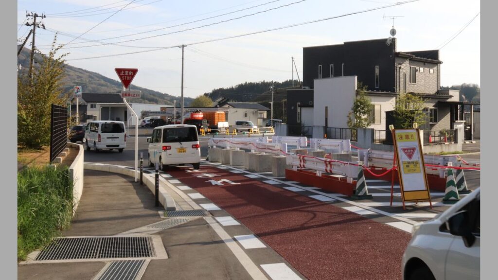 一時停止が見落とされがちな交差点